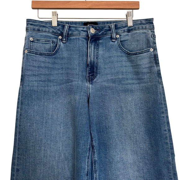 Quince Bella Stretch Wide Leg Jeans in Seaside - Picture 3 of 7